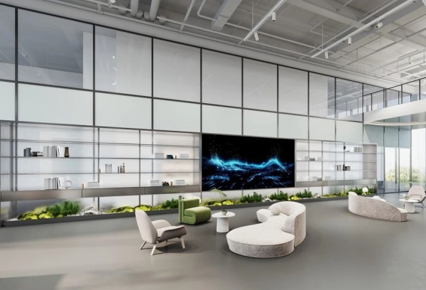 安得智聯(lián)辦公樓中庭展廳設(shè)計