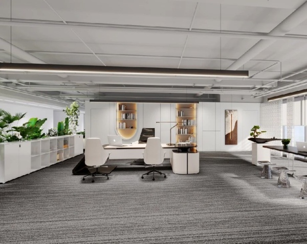 安得智聯(lián)辦公樓中庭展廳設(shè)計