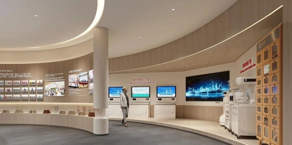 現代智能展廳辦公室案例