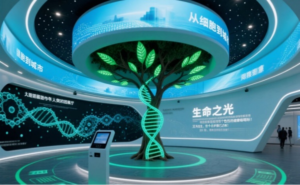 健康產(chǎn)業(yè)園展廳設(shè)計(jì)