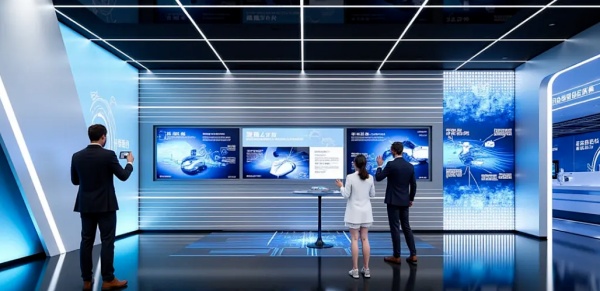 展廳序廳的“互動開關”，開啟沉浸式體驗序章