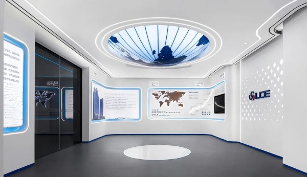 科技感企業展廳設計